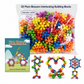 ❄️ Blocs de Construction 3D Flocon de Neige – Emboîtables, Plastique PP, 100 à 600 Pièces