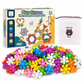 ❄️ Blocs de Construction 3D Flocon de Neige – Emboîtables, Plastique PP, 100 à 600 Pièces