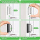 🚪🛡️ Verrou de Sécurité Renforcé pour Porte – Alliage d’Aluminium, Fixation 4 Vis et Verrouillage Intérieur