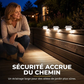 50% de Réduction – Lampe Solaire LED pour Mur et Gouttière