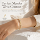 Bracelet Doré Cœurs en Strass – Maillons Ajourés, Fermoir Pliant Sécurisé
