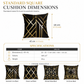 Housse de Coussin Style Européen – Velours & Dorure à Chaud, 45×45 cm
