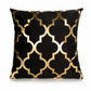 Housse de Coussin Style Européen – Velours & Dorure à Chaud, 45×45 cm