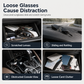 Porte-Lunettes Pare-Soleil Voiture Magnétique – Cuir Doux, Porte-Cartes Intégré, 5 Coloris