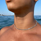 💎 Collier Tennis Zircon AAA Luxe – Cuivre Hypoallergénique, Or ou Argent, 3 ou 4 mm
