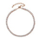 💎 Collier Tennis Zircon AAA Luxe – Cuivre Hypoallergénique, Or ou Argent, 3 ou 4 mm