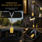 Lot de 2 Pendentifs Auto Médaillon Arabe et Perles Bleues