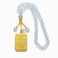 Lot de 2 Pendentifs Auto Médaillon Arabe et Perles Bleues