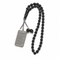 Lot de 2 Pendentifs Auto Médaillon Arabe et Perles Bleues