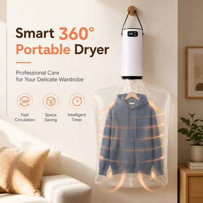 50% de Réduction – Sèche-Linge Portable Pliable avec Minuterie
