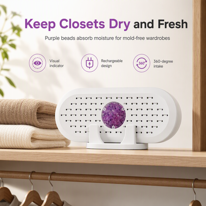 50% de Réduction – Mini Déshumidificateur Réutilisable pour Armoire