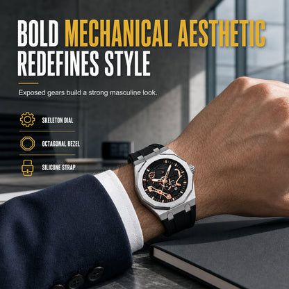 Montre de sport à quartz pour homme avec aiguilles lumineuses et date
