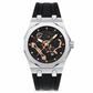 Montre de sport à quartz pour homme avec aiguilles lumineuses et date