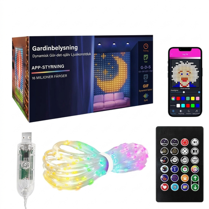 57% de Réduction – Guirlande Lumineuse LED Étanche pour Rideau