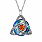 50% de Réduction – Collier Pendentif Pierre de Naissance, Nœud Celtique