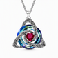 50% de Réduction – Collier Pendentif Pierre de Naissance, Nœud Celtique