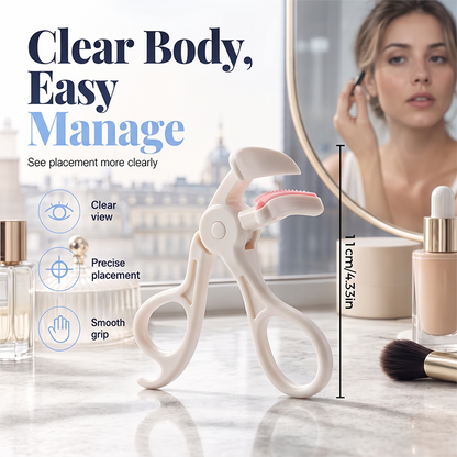 50% de Réduction – Recourbe-Cils Grand Angle, Peigne Intégré, Effet Lift