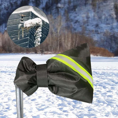 50% de Réduction – Housse de Protection pour Robinet Extérieur Antigel, Protège-Robinet Isotherme en Tissu Oxford 17x21cm