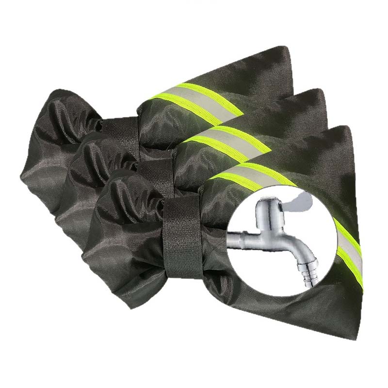 50% de Réduction – Housse de Protection pour Robinet Extérieur Antigel, Protège-Robinet Isotherme en Tissu Oxford 17x21cm