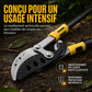 50% de Réduction – Sécateurs à Levier Compound, Acier Trempé