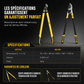 50% de Réduction – Sécateurs à Levier Compound, Acier Trempé