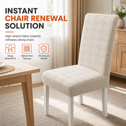 50% de Réduction – Housse de Chaise Extensible Universelle en Velours