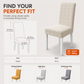 50% de Réduction – Housse de Chaise Extensible Universelle en Velours