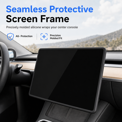 50% de Réduction – Cadre Silicone Tesla Model 3 et Y, Anti-Chocs