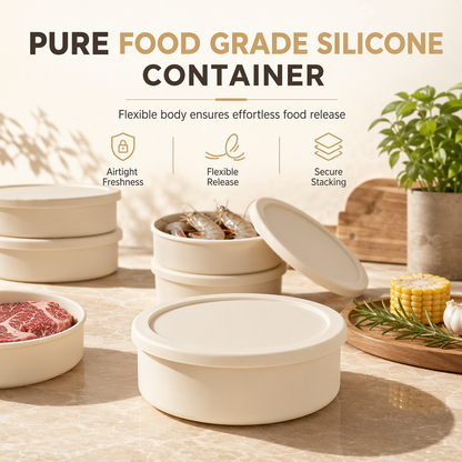50% de Réduction – Boîte Repas Hermétique en Silicone, Passe au Micro-ondes