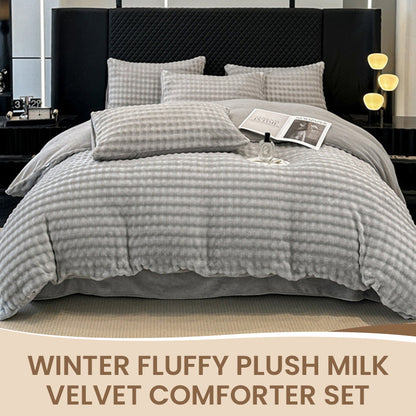 50% de Réduction – Housse de Couette en Velours Doux Pelucheux
