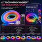 50% de Réduction – Ruban Néon LED RGBIC en Fausse Fourrure 360°