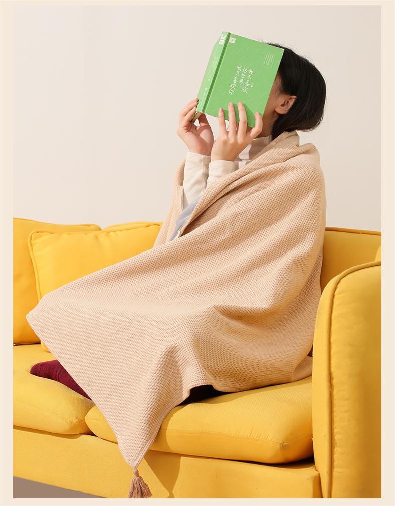 📢 50% de Réduction – Châle Plaid Chauffant Électrique USB en Polaire Douce, Couverture Poncho Chauffante Lavable 3 Niveaux