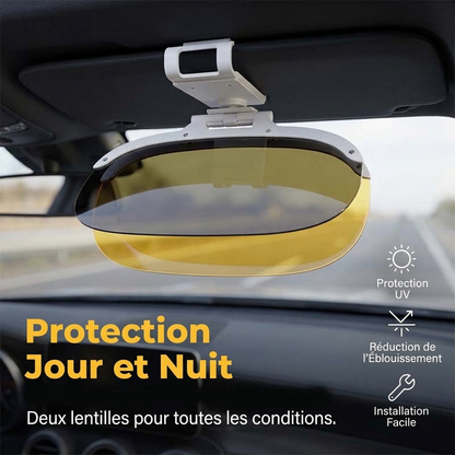 50% de Réduction – Prolongateur Pare-Soleil Voiture 2-en-1 Jour et Nuit