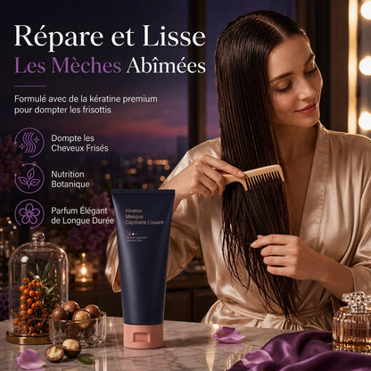 50% de Réduction – Masque Capillaire Lissant à la Kératine 320 ml