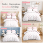 50% de Réduction – Parure de Lit 3 Pièces Nœud Papillon en Microfibre