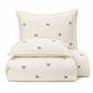 50% de Réduction – Parure de Lit 3 Pièces Nœud Papillon en Microfibre