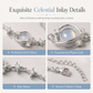47% de Réduction – Bracelet Planète et Étoile en Argent 925