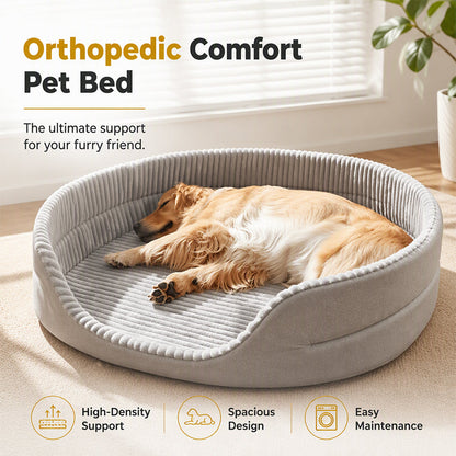 50% de Réduction – Panier Orthopédique Apaisant pour Chien et Chat, Lit Coussin Soulagement Articulaire Haute Densité