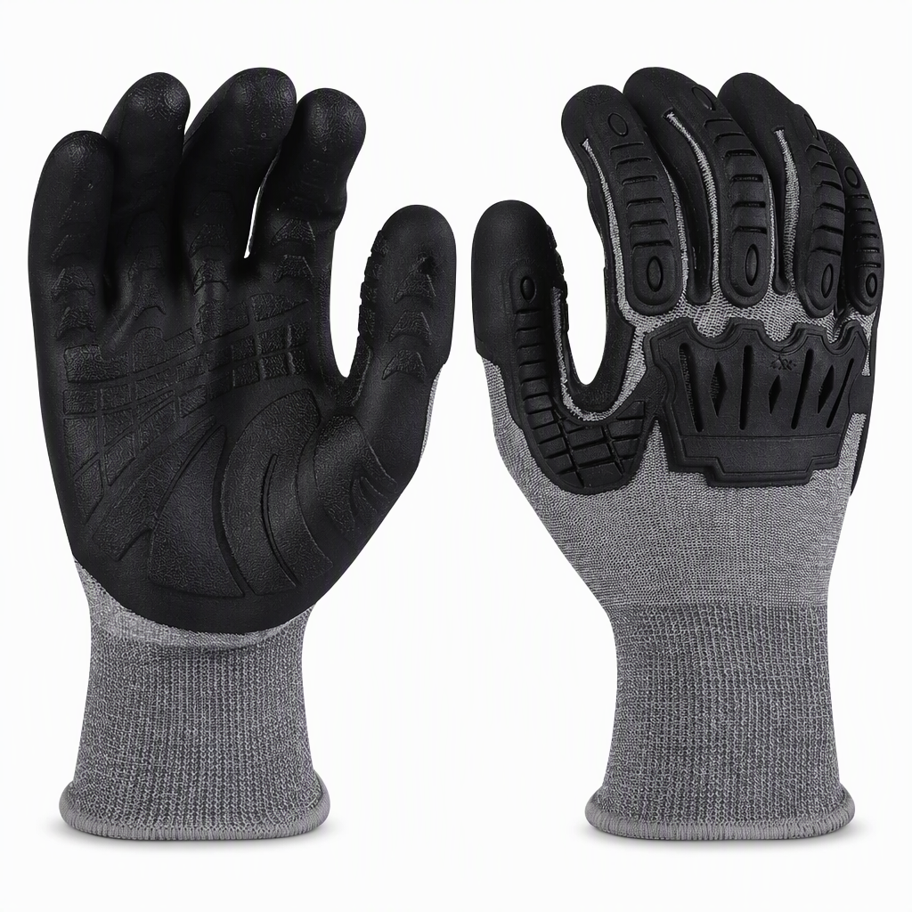 📢 50% de Réduction – Gants de Travail Renforcés Anti-Chocs TPE, Protection Anti-Écrasement Paume Antidérapante pour BTP et Atelier