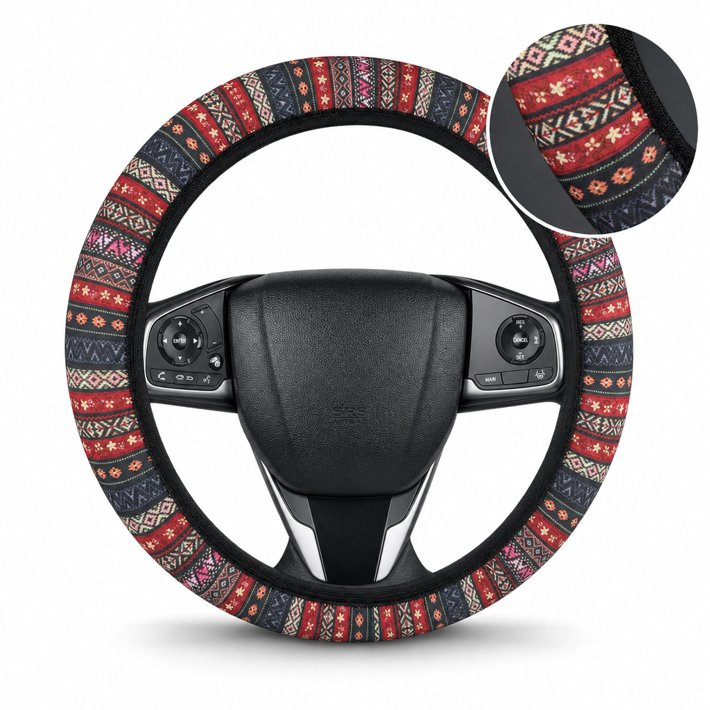 50% de Réduction – Couvre-Volant Universel Respirant et Antidérapant Auto 38 cm