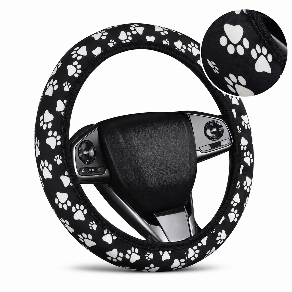 50% de Réduction – Couvre-Volant Universel Respirant et Antidérapant Auto 38 cm