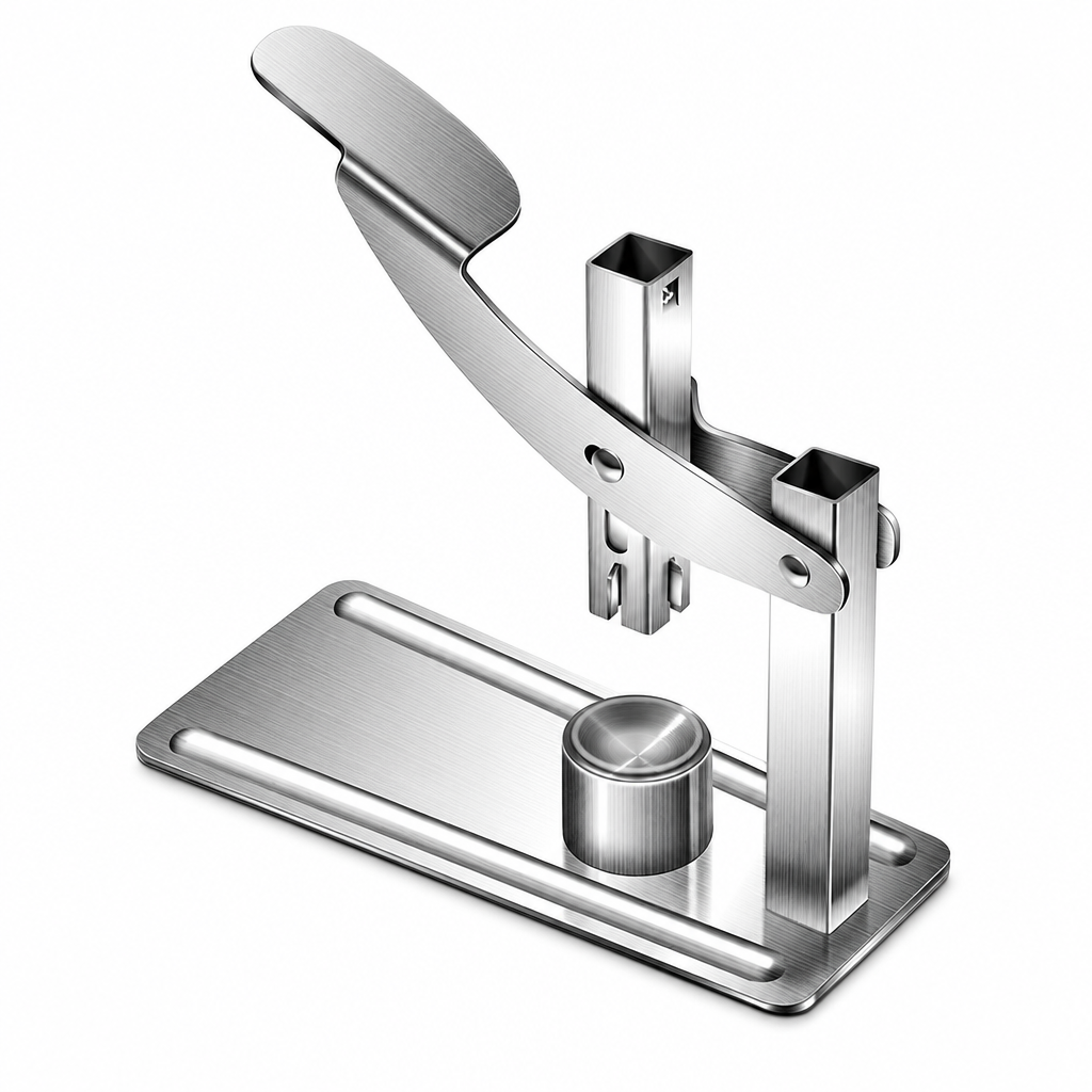 📢 50% de Réduction – Casse-Noix et Inciseur de Châtaignes en Inox, Levier Ergonomique et Base Stable, Ouverture en Croix Facile