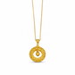 50% de Réduction – Collier Attrape-Rêves Femme, Pendentif Filigrane Doré avec Perle Tournante Porte-Bonheur et Chaîne Fine