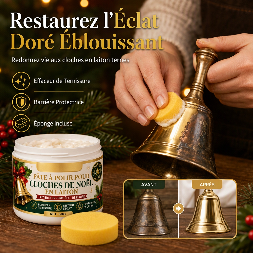 40% de Réduction – Crème Polissage Laiton et Cuivre Anti-Ternissure et Oxydation, Nettoyant Métal Finition Miroir Brillante