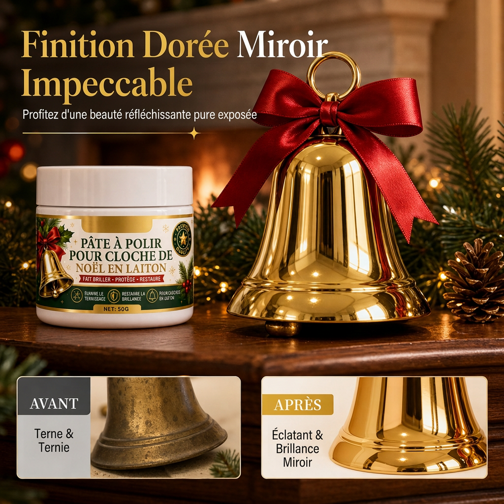 40% de Réduction – Crème Polissage Laiton et Cuivre Anti-Ternissure et Oxydation, Nettoyant Métal Finition Miroir Brillante