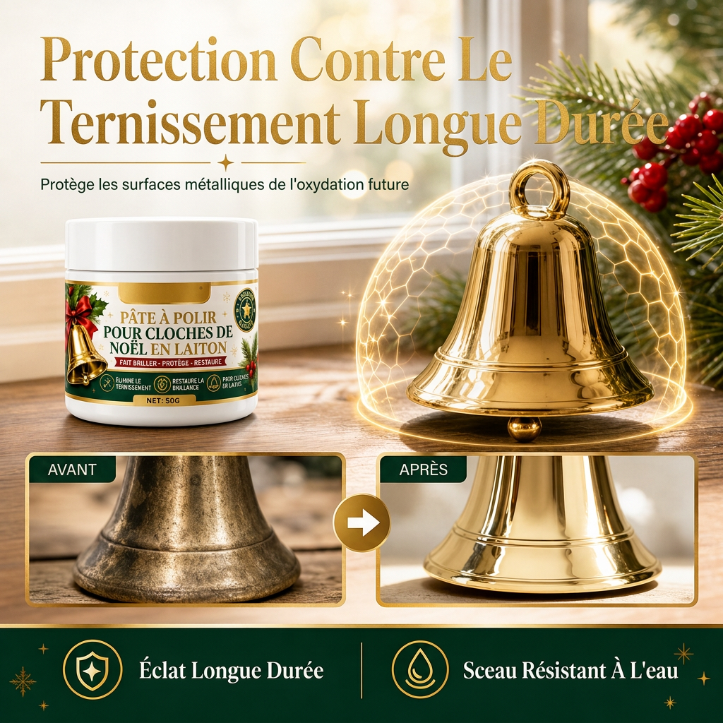 40% de Réduction – Crème Polissage Laiton et Cuivre Anti-Ternissure et Oxydation, Nettoyant Métal Finition Miroir Brillante