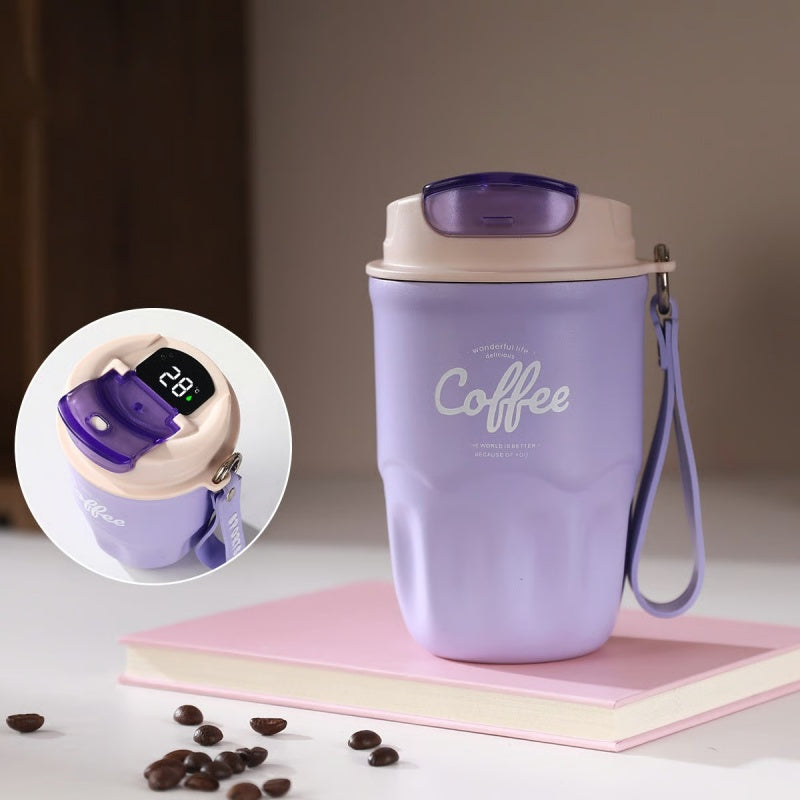 50% de Réduction – Tasse Thermique Intelligente Affichage Température, Mug Isotherme Café et Thé Inox 316 pour Bureau et Voyage