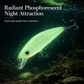 50% de Réduction – Leurre Minnow Phosphorescent 7cm 8g, Poisson Nageur Lumineux pour Pêche de Nuit Carnassiers