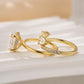 50% de Réduction – Bague Goutte d'Eau Ajustable Ouverte Strass Scintillant