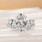 50% de Réduction – Bague Goutte d'Eau Ajustable Ouverte Strass Scintillant